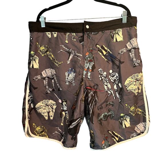 Star Wars Swimming Trunks Size 2XL - Picture 1 of 9